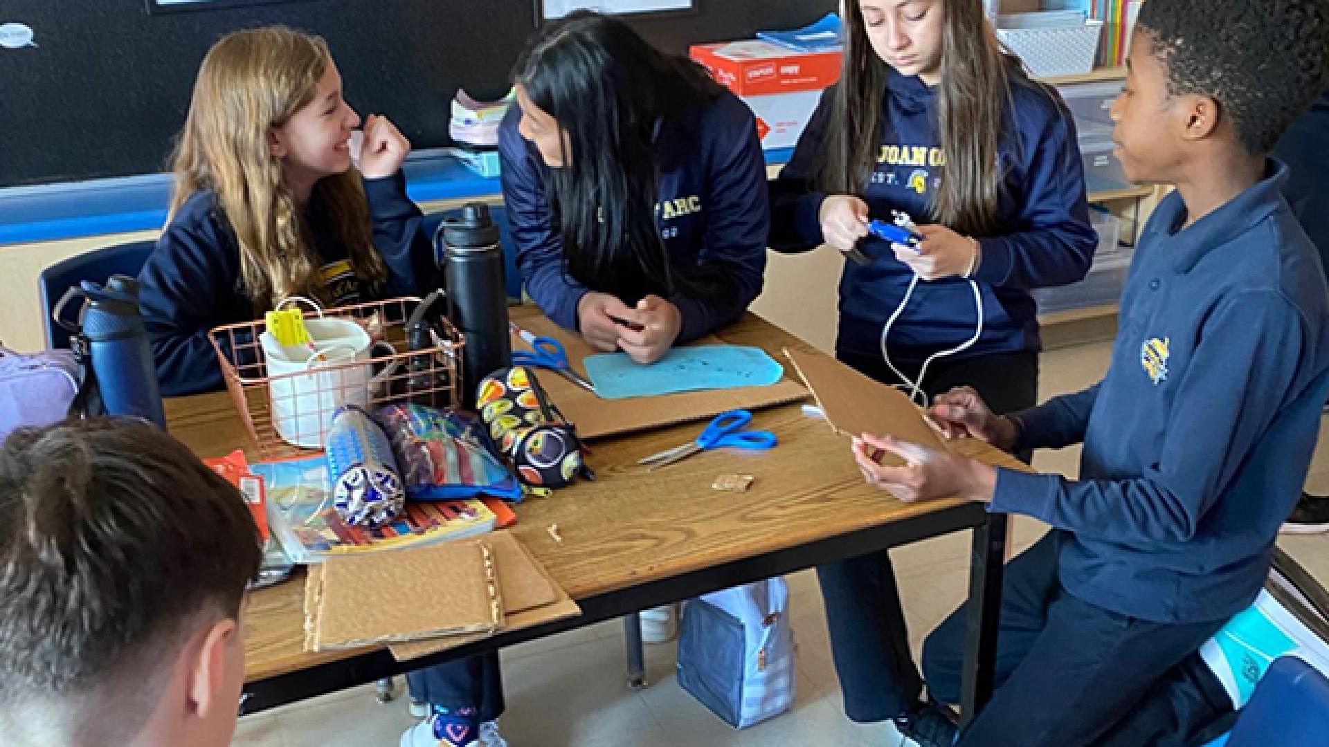 students in a classroom